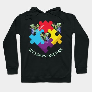 Let's Grow Together Color Hoodie
